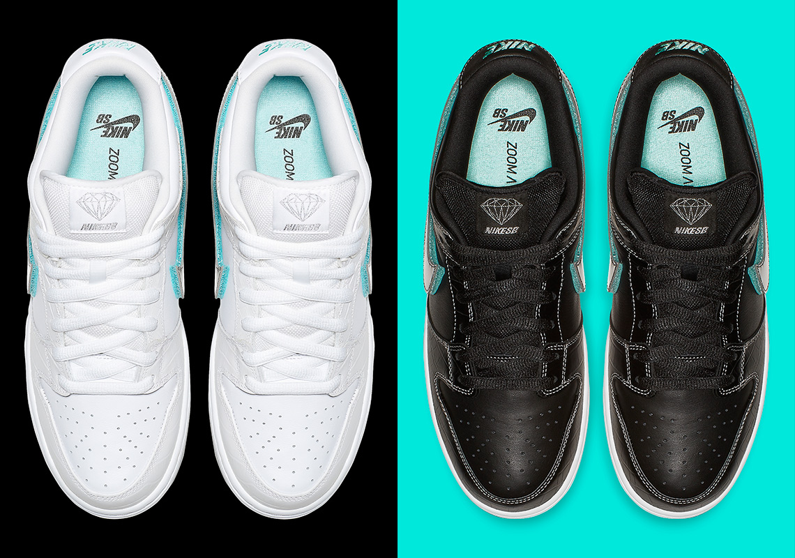 Official Images Of The Diamond x Nike SB Dunk Low