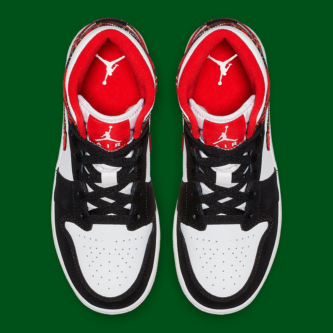 Air Jordan 1 Mid Plaid Gs 554725 607 5