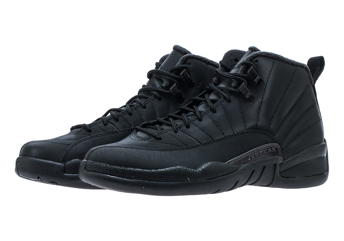 Air Jordan 12 Winterized Triple Black Bq6851 001 Release Date 2