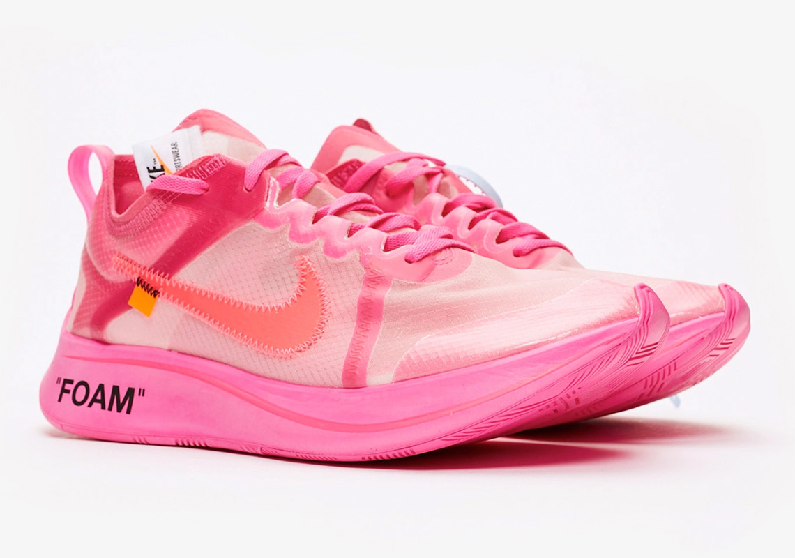 Where To Buy The Off-White x Nike Zoom Fly SP "Tulip Pink"