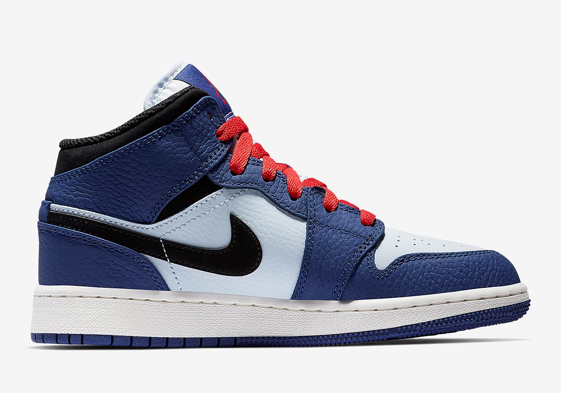 Air Jordan 1 Mid Spider Man Bq6931 400 2