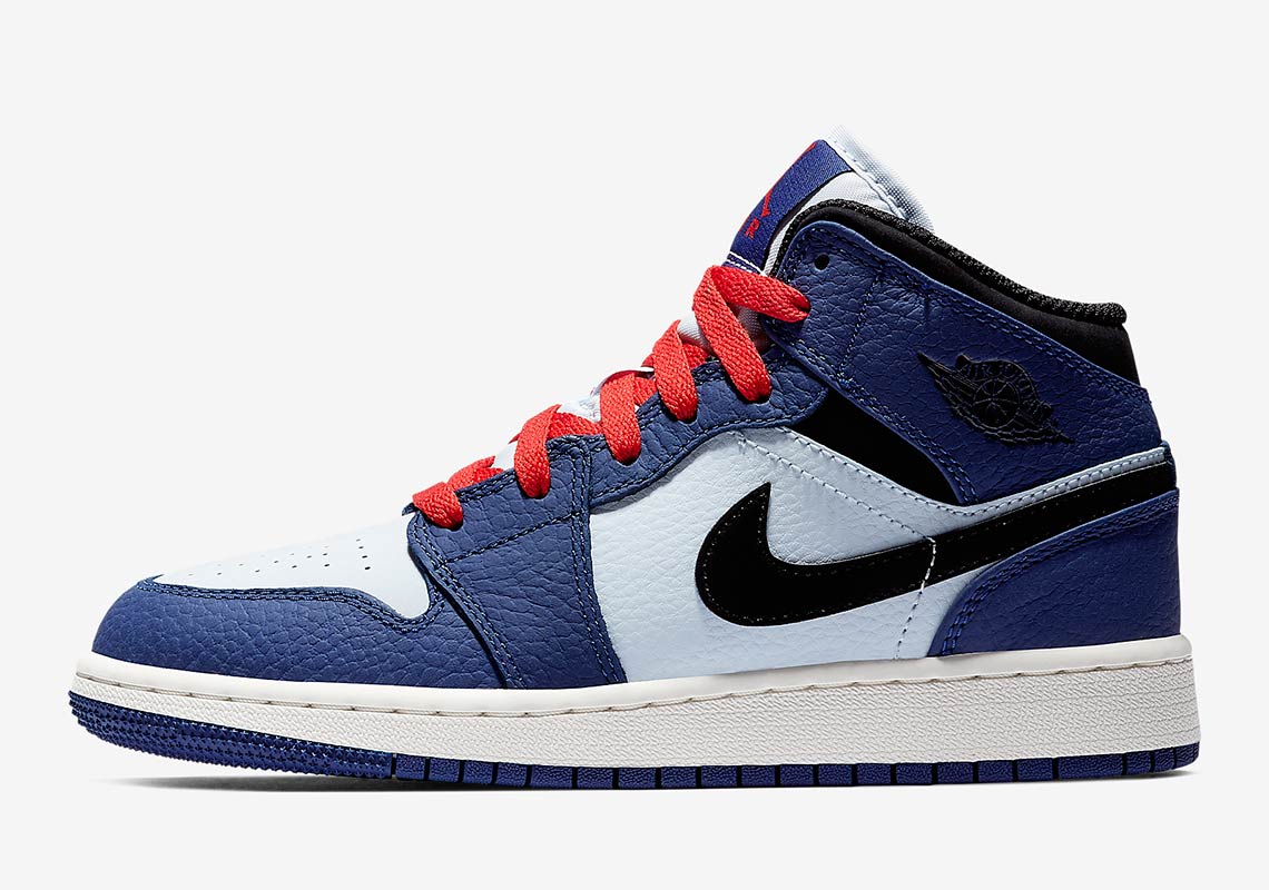 Air Jordan 1 Mid Spider Man Bq6931 400 4