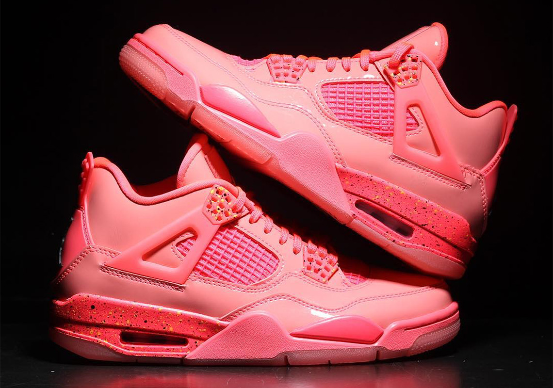 Detailed Look At The Air Jordan 4 "Hot Punch"