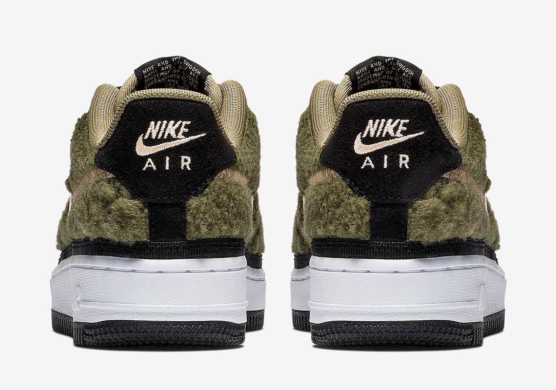 Nike Air Force 1 Low Shearling Av6673 300 5