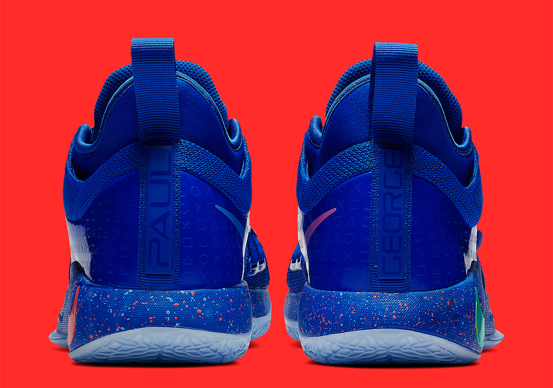 Nike Pg 2 5 Playstation Blue Multi Color Bq8388 900 5