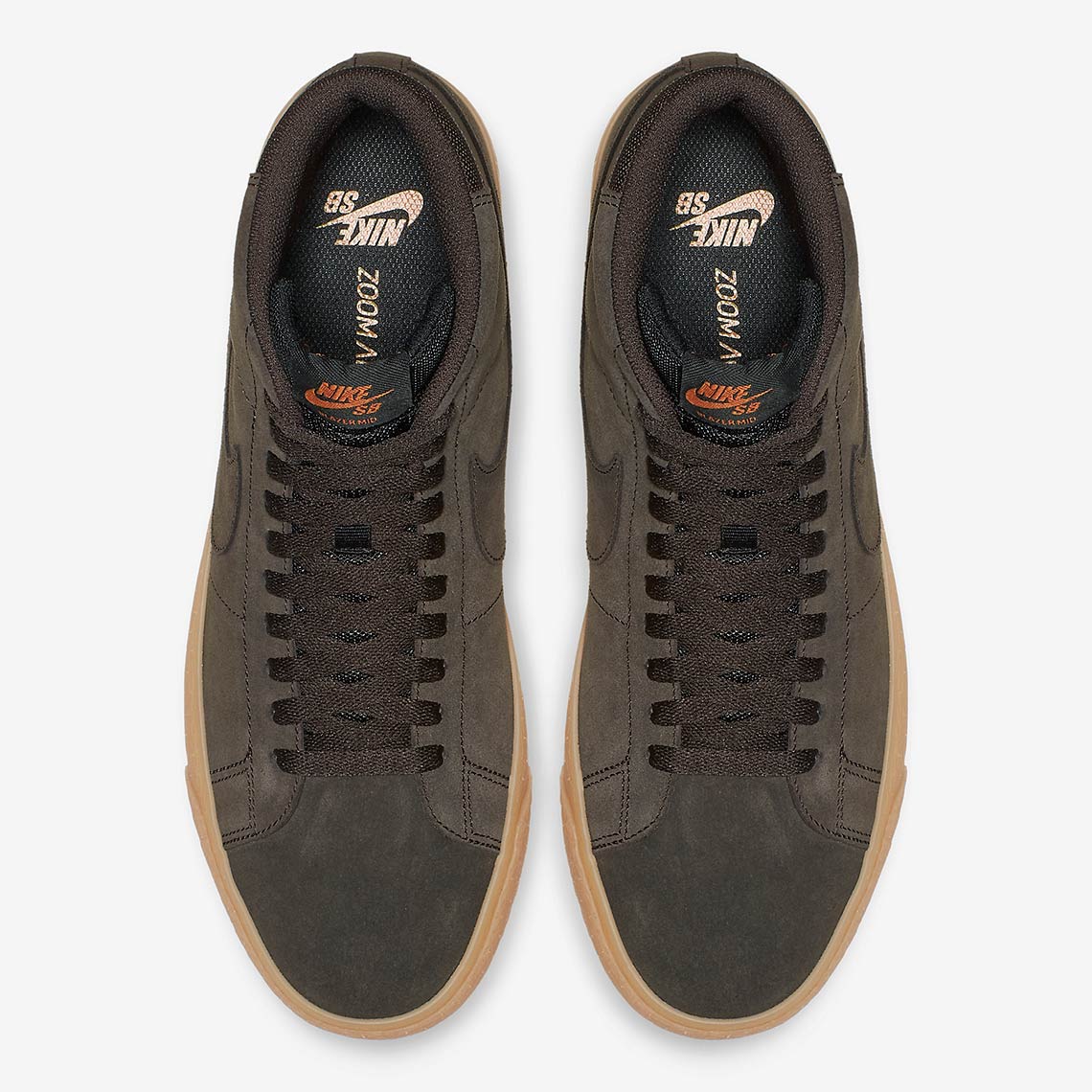 Nike Sb Blazer Mid Brown Gum 864349 200 2