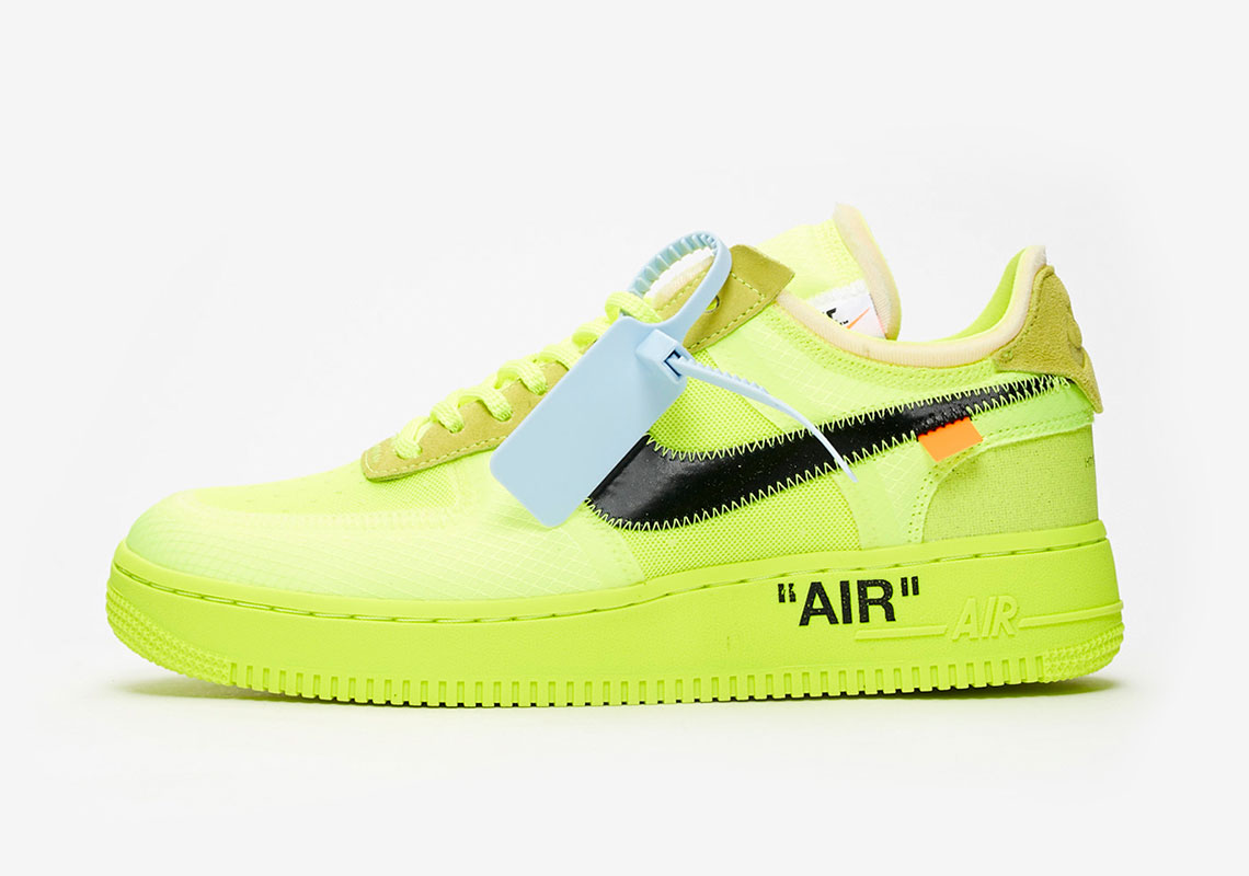 Off White Nike Air Force 1 Volt Ao4606 700 3