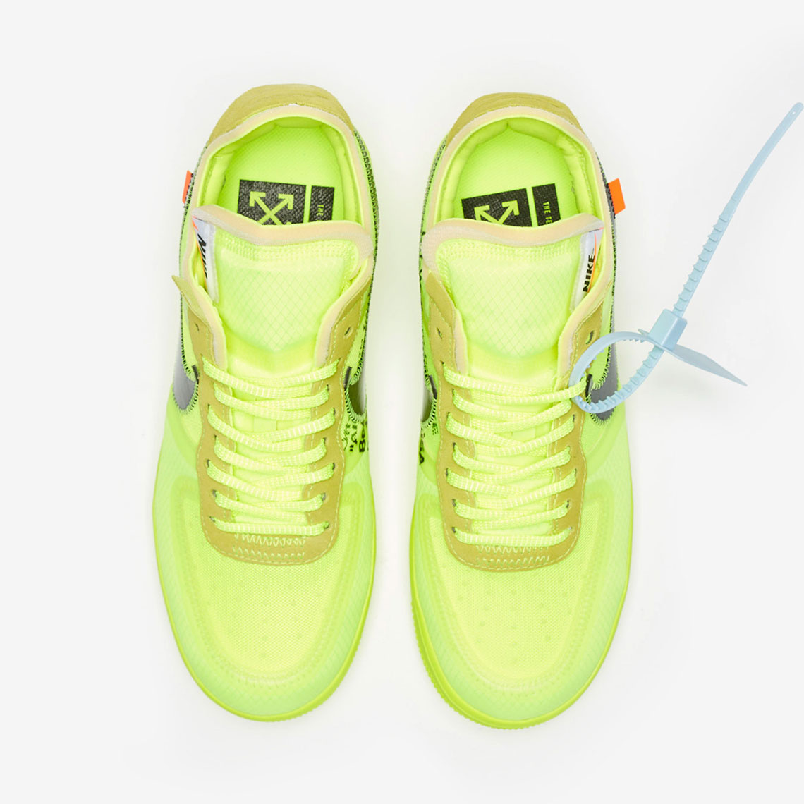 Off White Nike Air Force 1 Volt Ao4606 700 8