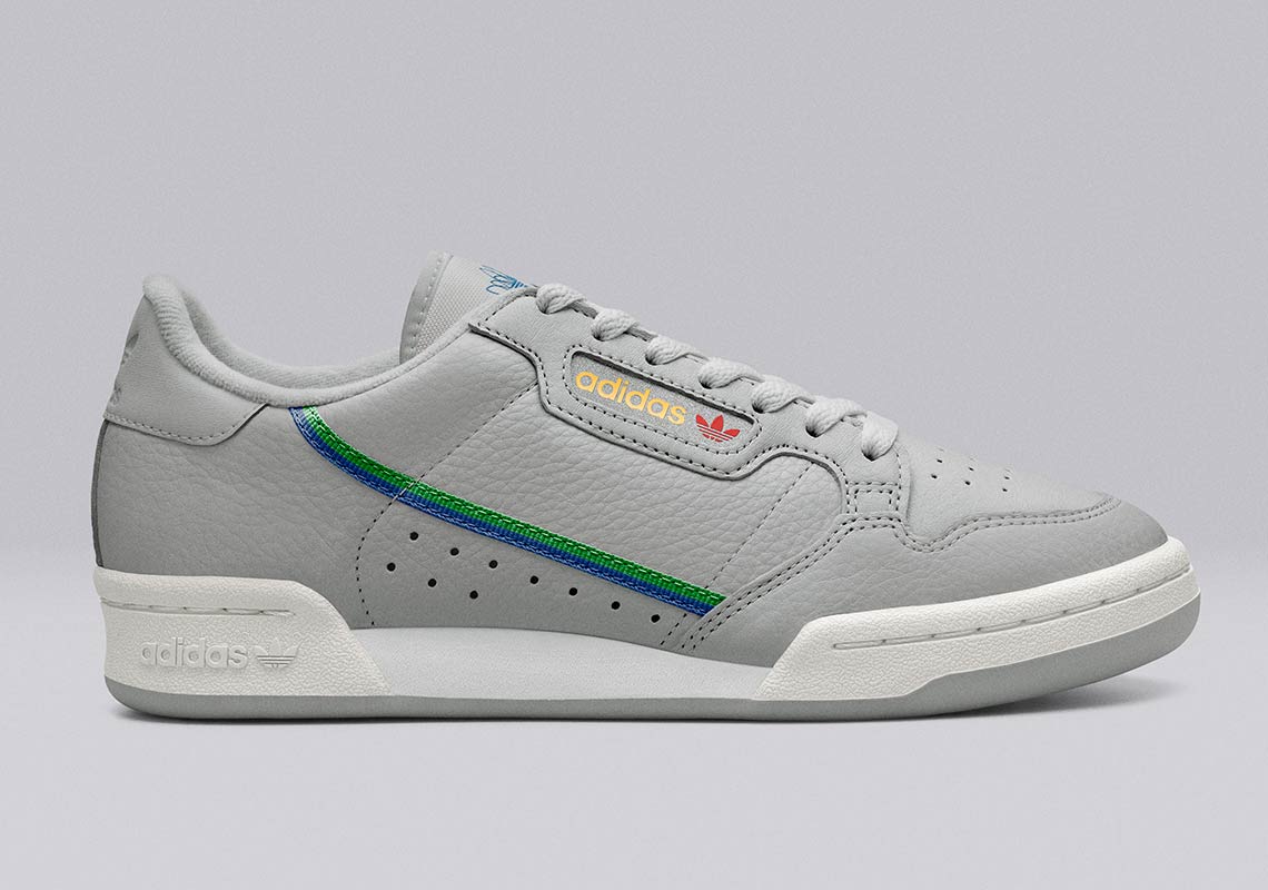 Adidas Continental 80 Grey Green Cg7128