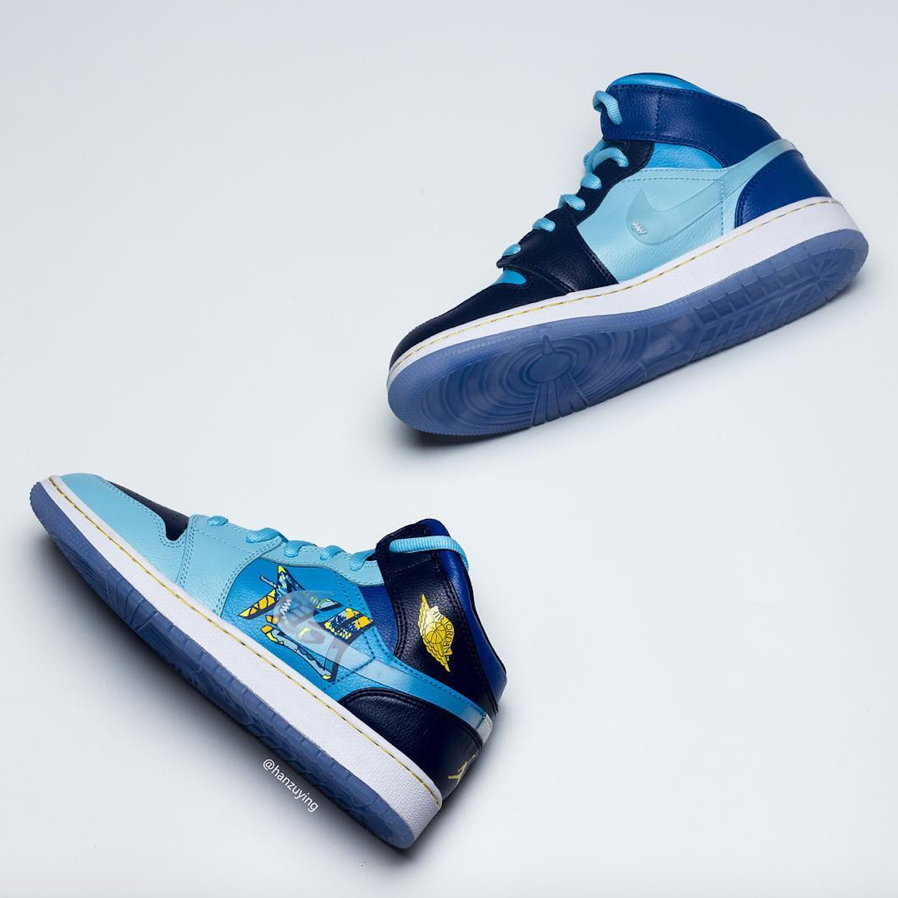 Air Jordan 1 Mid Gs Fly Bv7446 400 7