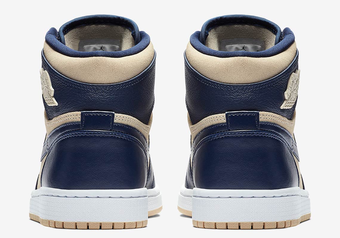 Air Jordan 1 Womens Navy Aq9131 401 2