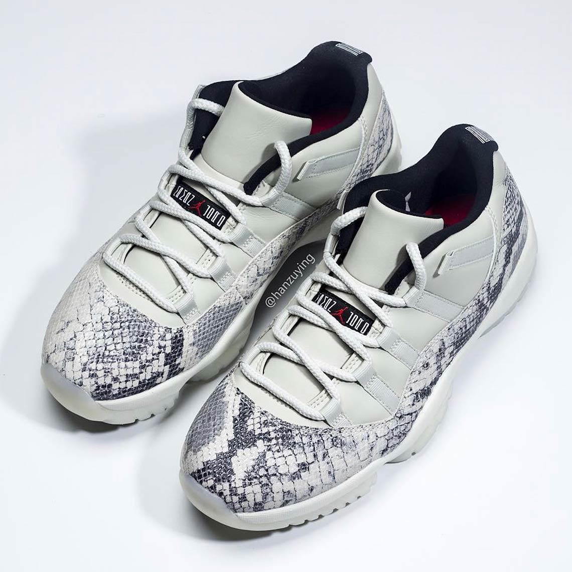 Air Jordan 11 Low Snakeskin Light Bone Cd6846 002 3