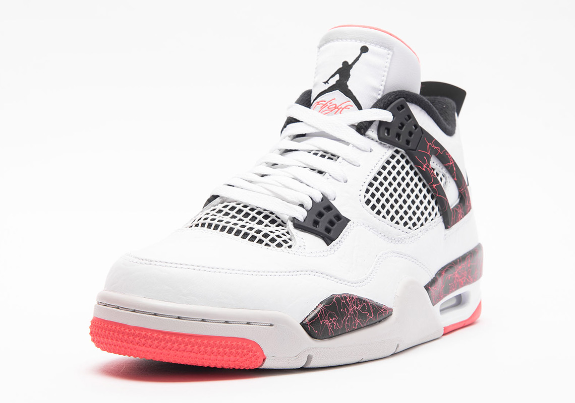 Air Jordan 4 Retro White Black Bright Crimson Pale Citron 308497 116 2