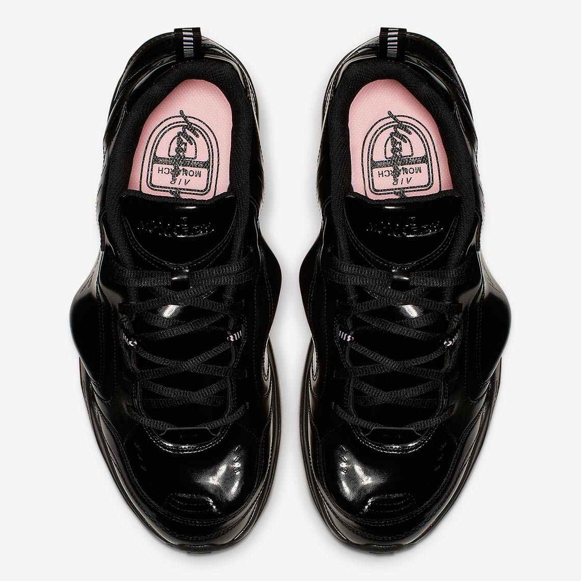 Martine Rose Nike Air Monarch Iv Black At3147 001 1