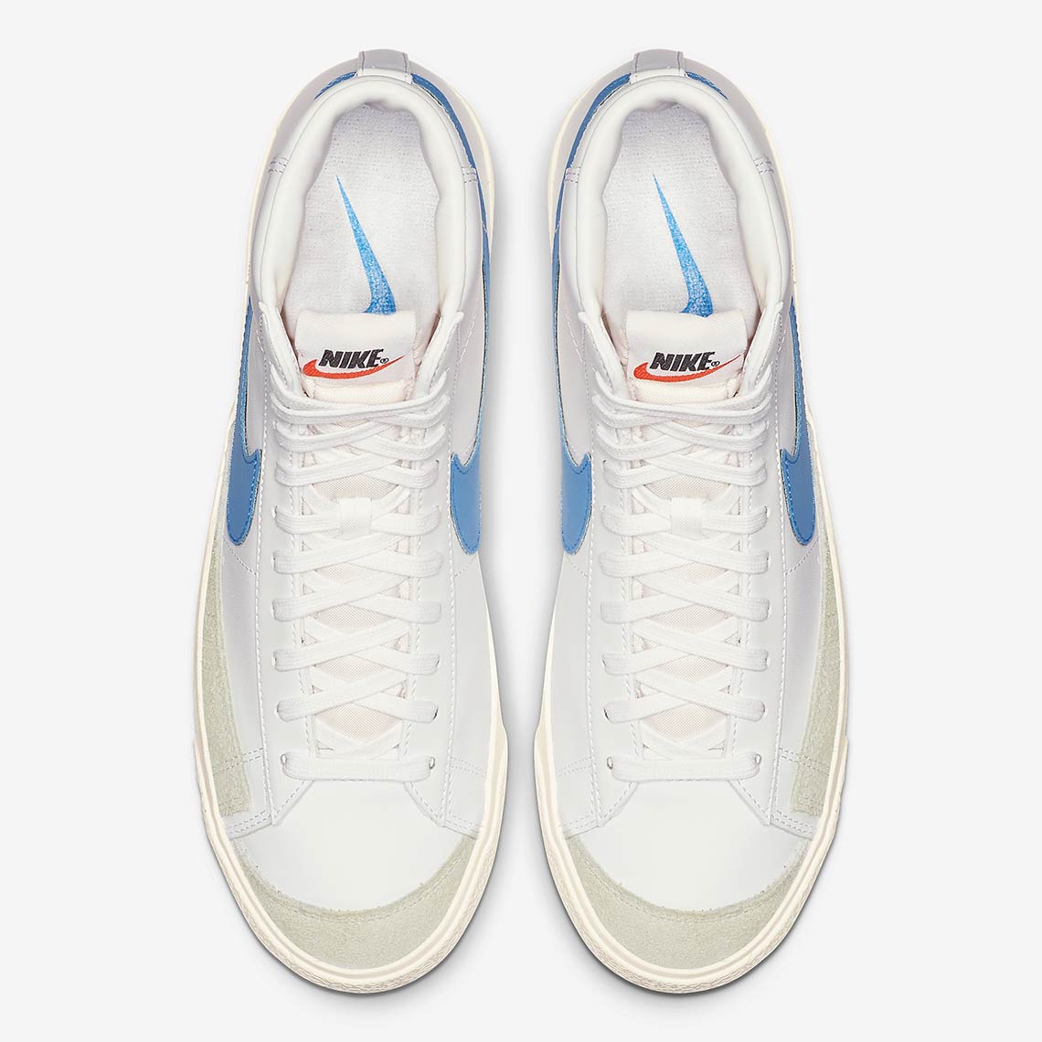 Nike Blazer Mid Vintage White Blue Bq6806 400 4
