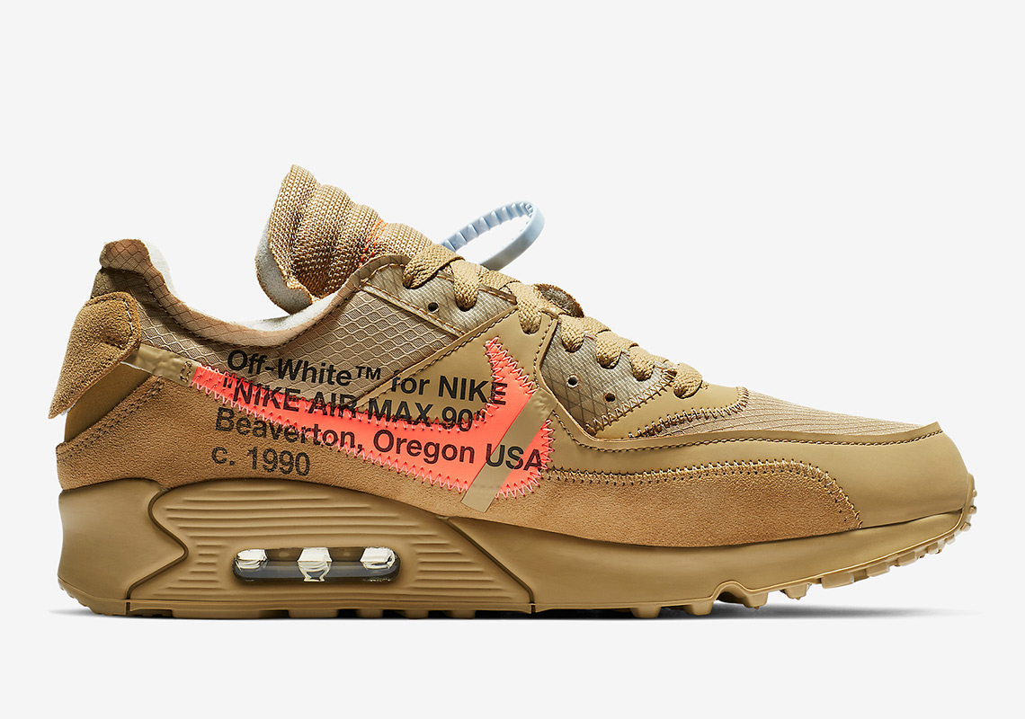 Off White Nike Air Max 90 Desert Ore Release Date 4