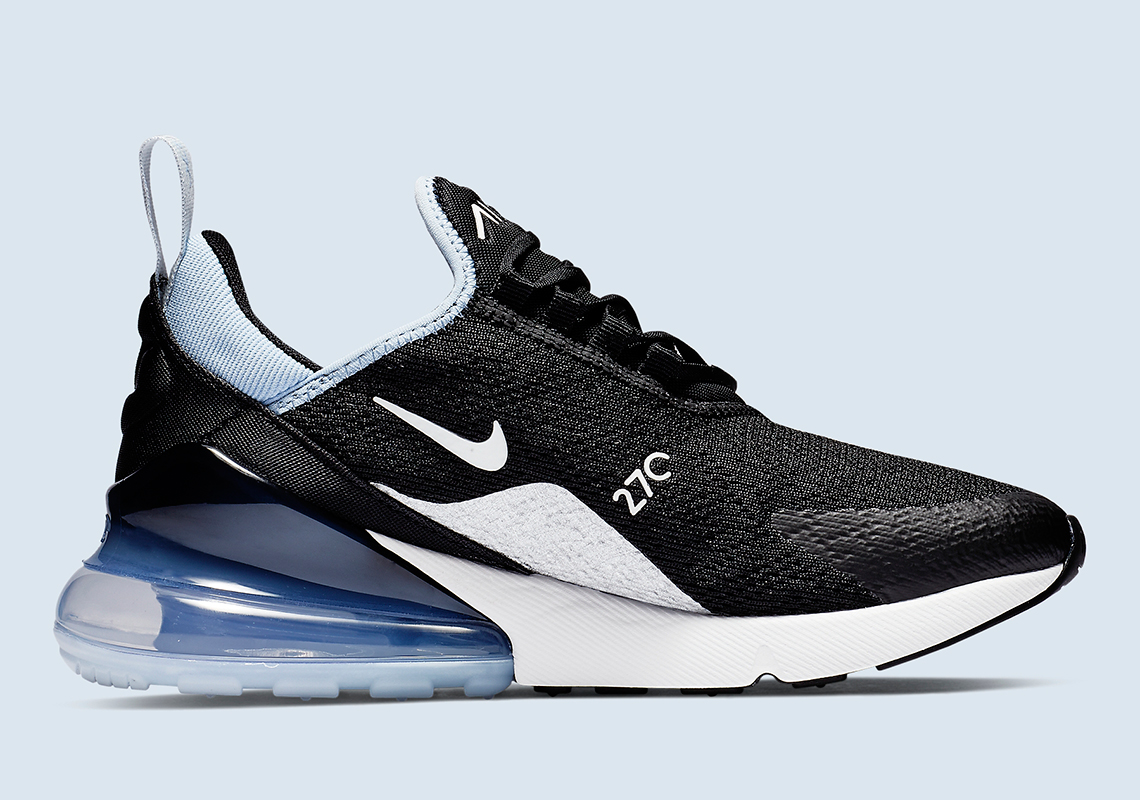 Nike Air Max 270 Womens Black White Blue Ah6789 009 2