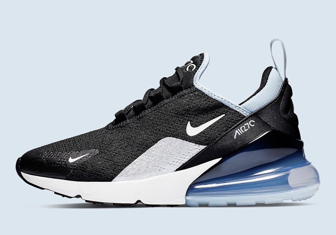 Nike Air Max 270 Womens Black White Blue Ah6789 009 3