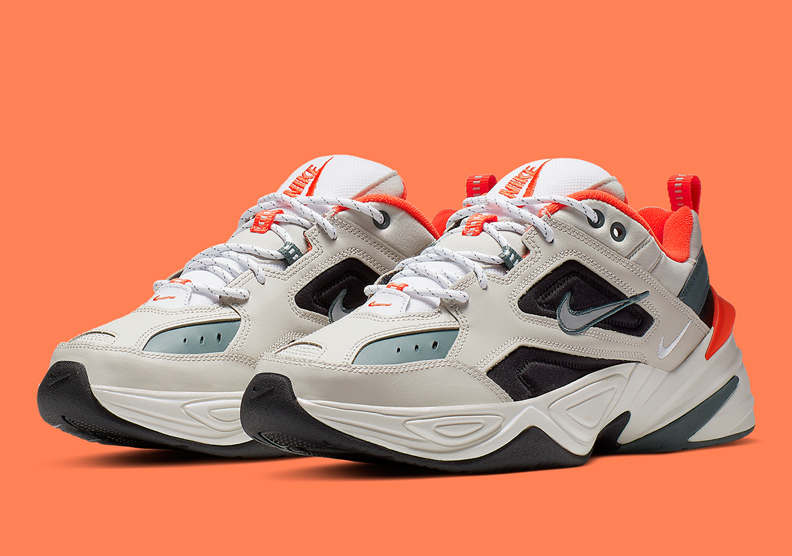 Nike M2k Tekno White Crimson Olive Ci2969 001 3