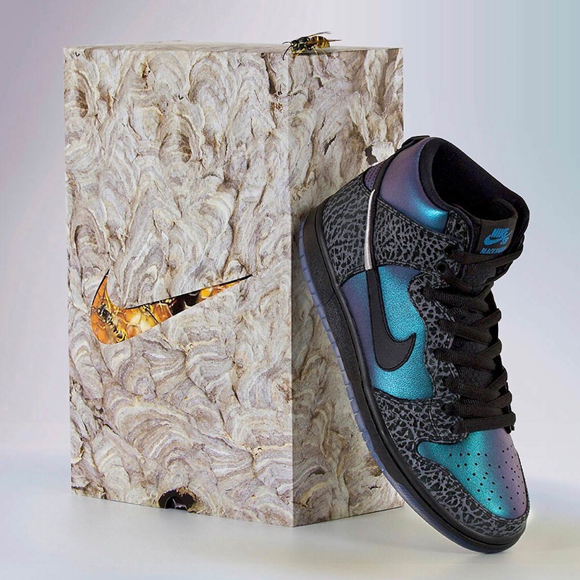 Nike Sb Dunk High Hornet Black Sheep 8