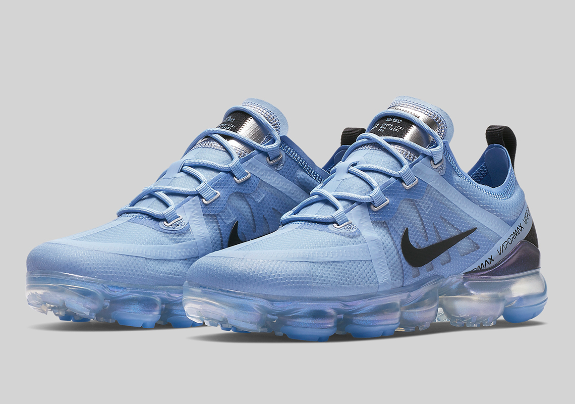 Nike Vapormax 2019 Womens Light Blue Silver Ar6632 401 2