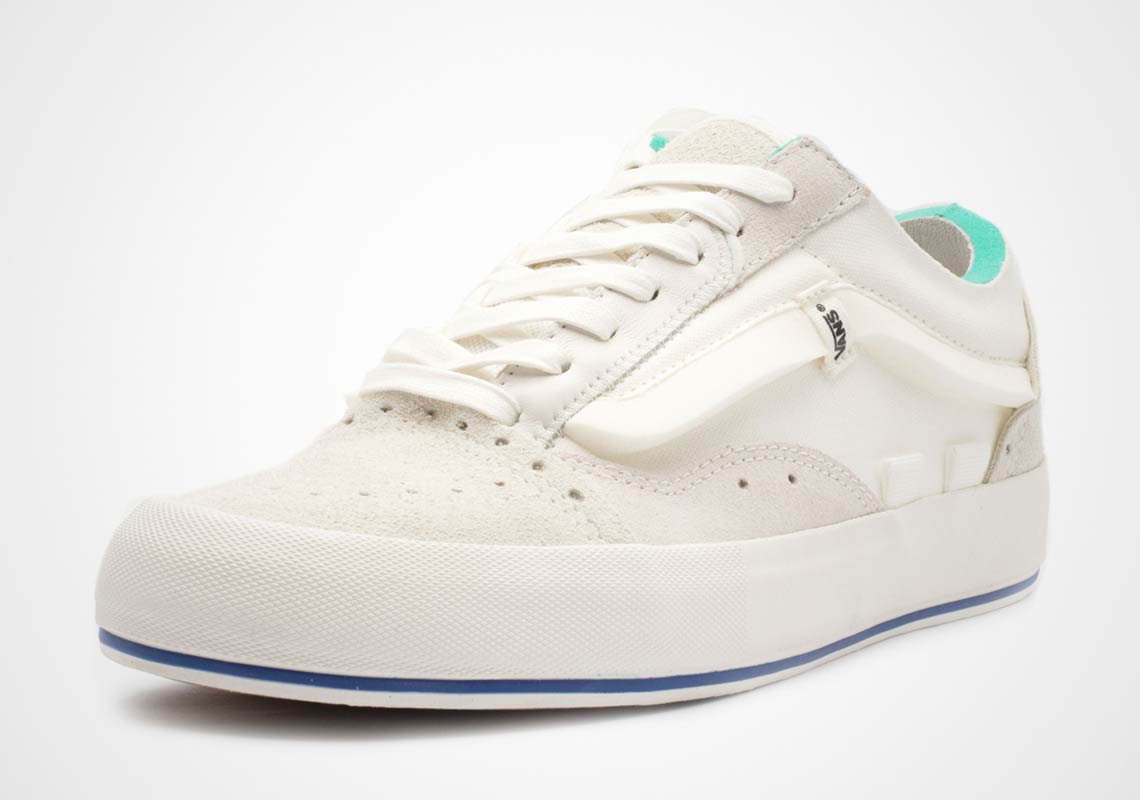 Vans Old Skool Cap Lx Deconstructed White Beige 5