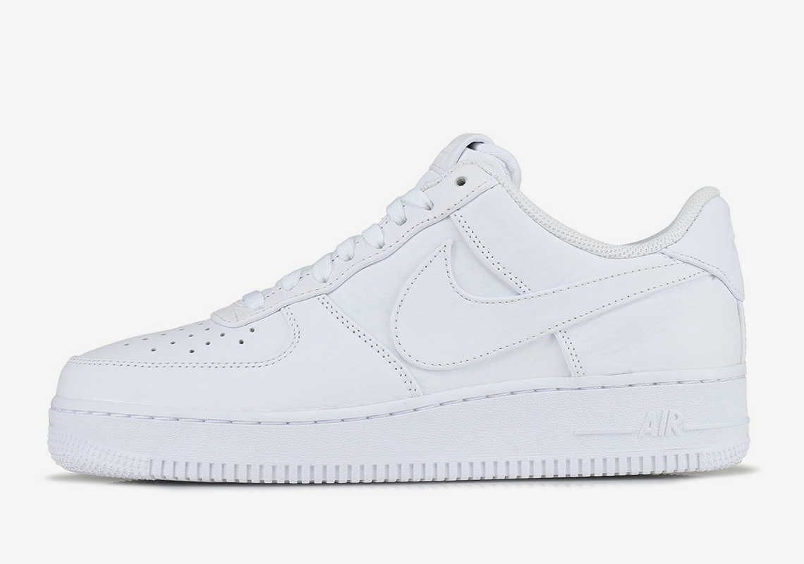 Nike Adds Oversized Swoosh Logos To The Classic White Air Force 1