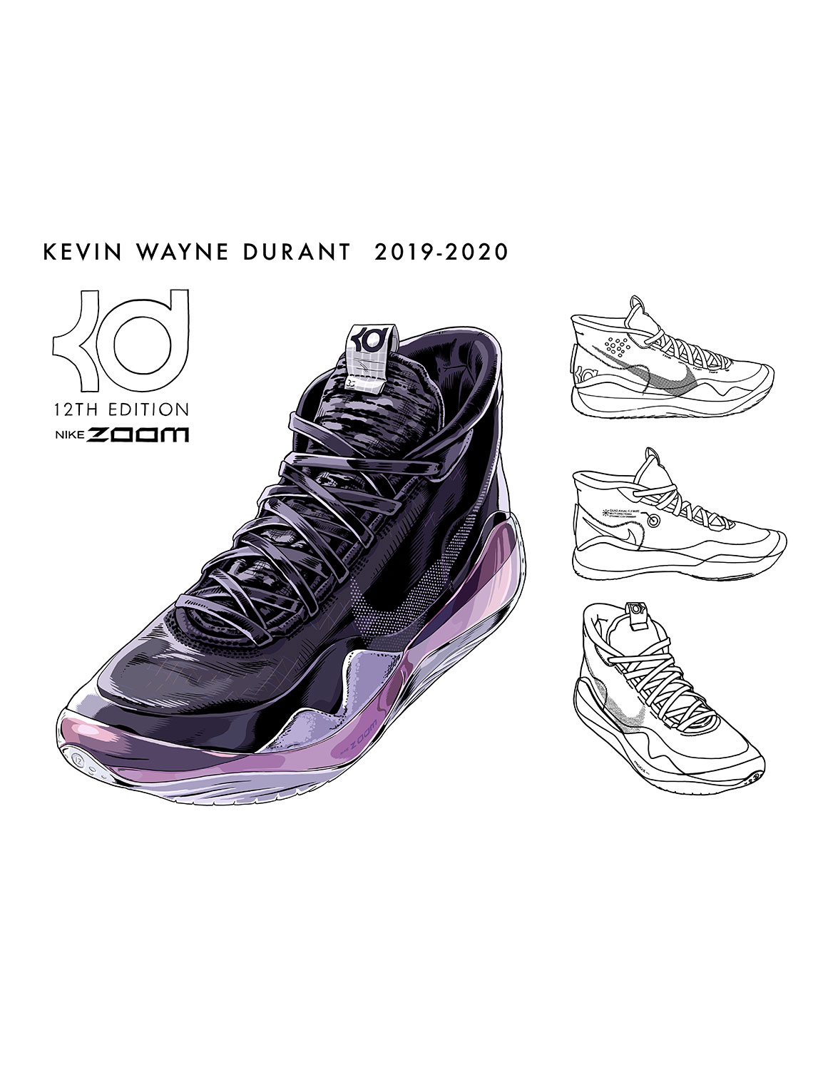 Nike Kd 12 Design Sketch 3