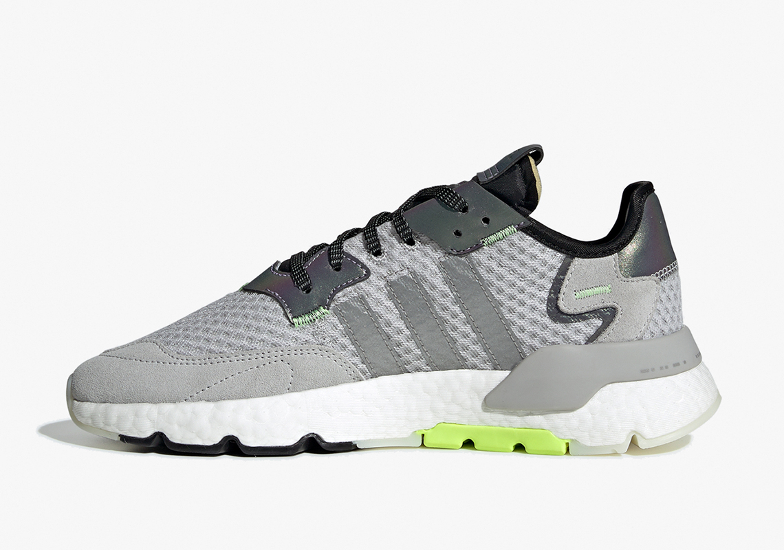 Adidas Nite Jogger Grey Silver Volt Ef5839 5