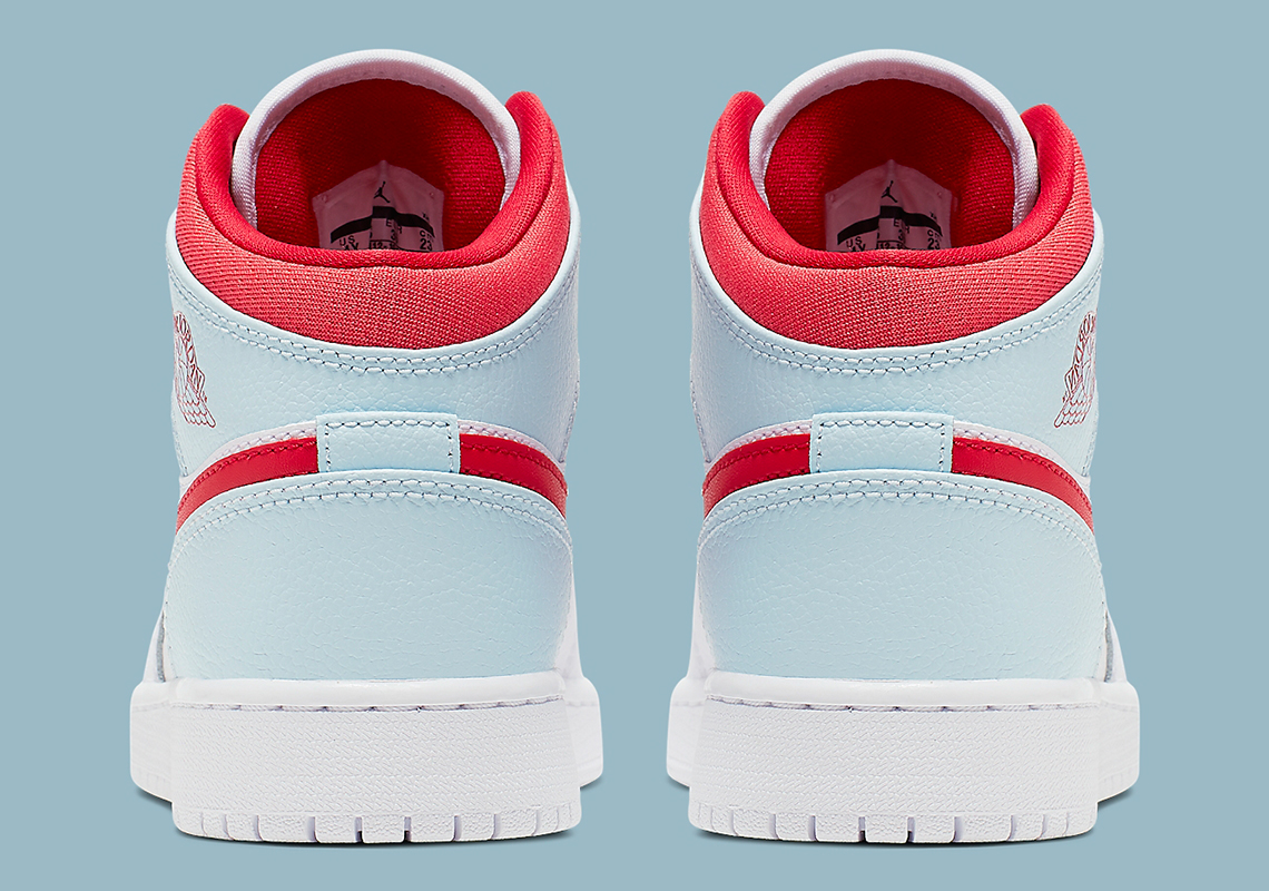 Air Jordan 1 Mid Girls Ice Blue 555112 104 1