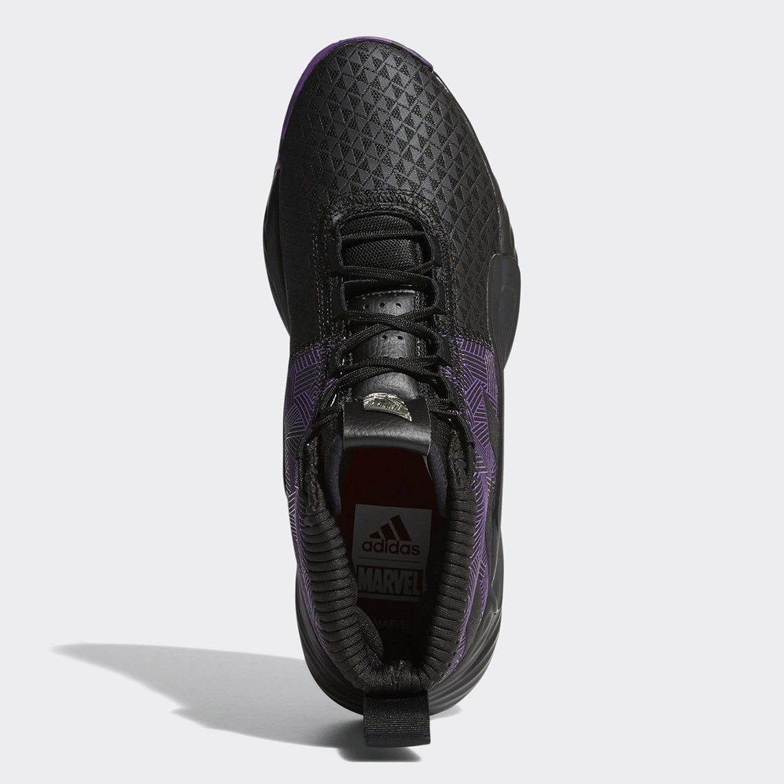 Marvel Adidas Dame 5 Black Panther Ef2259 2