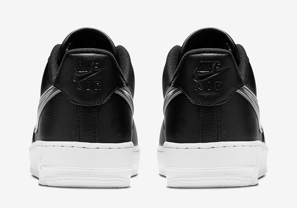 Nike Air Force 1 Low Oversized Swoosh Black Ao2441 003 1