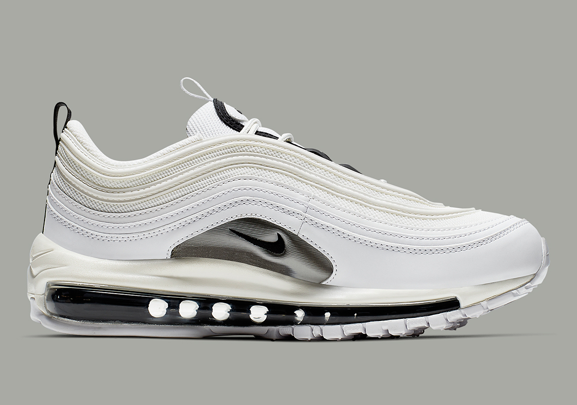 Nike Air Max 97 Womens White Silver Black 921733 103 6