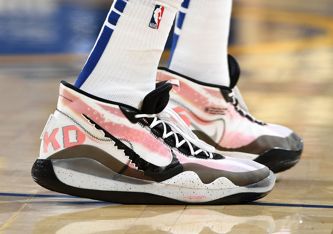 Kevin Durant Debuts A Nike KD 12 PE Inspired By White Men Can't Jump And Above The Rim