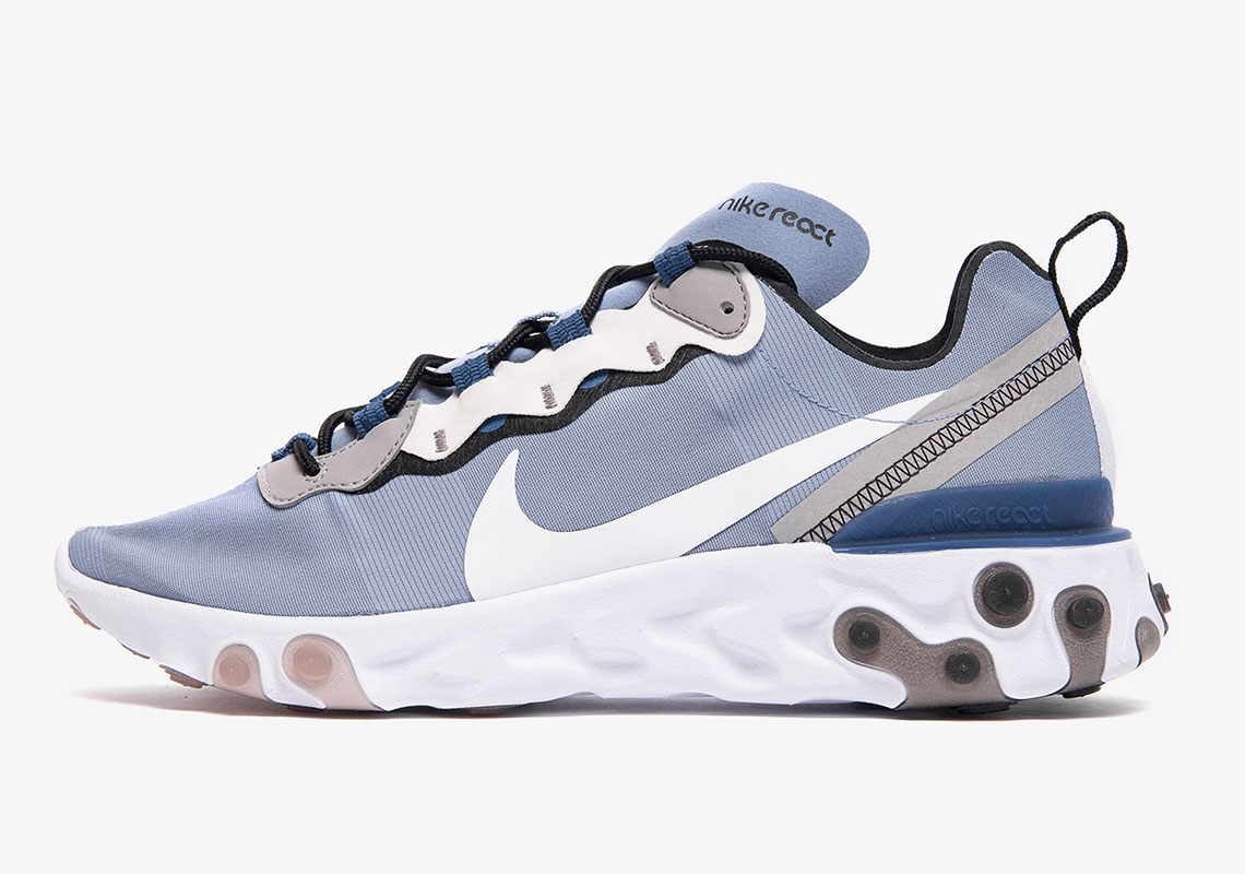Nike React Element 55 "Indigo Fog" Hits Stores On May 20th