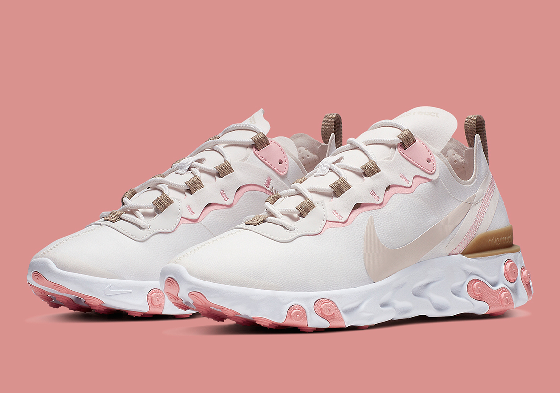 Nike React Element 55 Light Orewood Bq2728 007 5