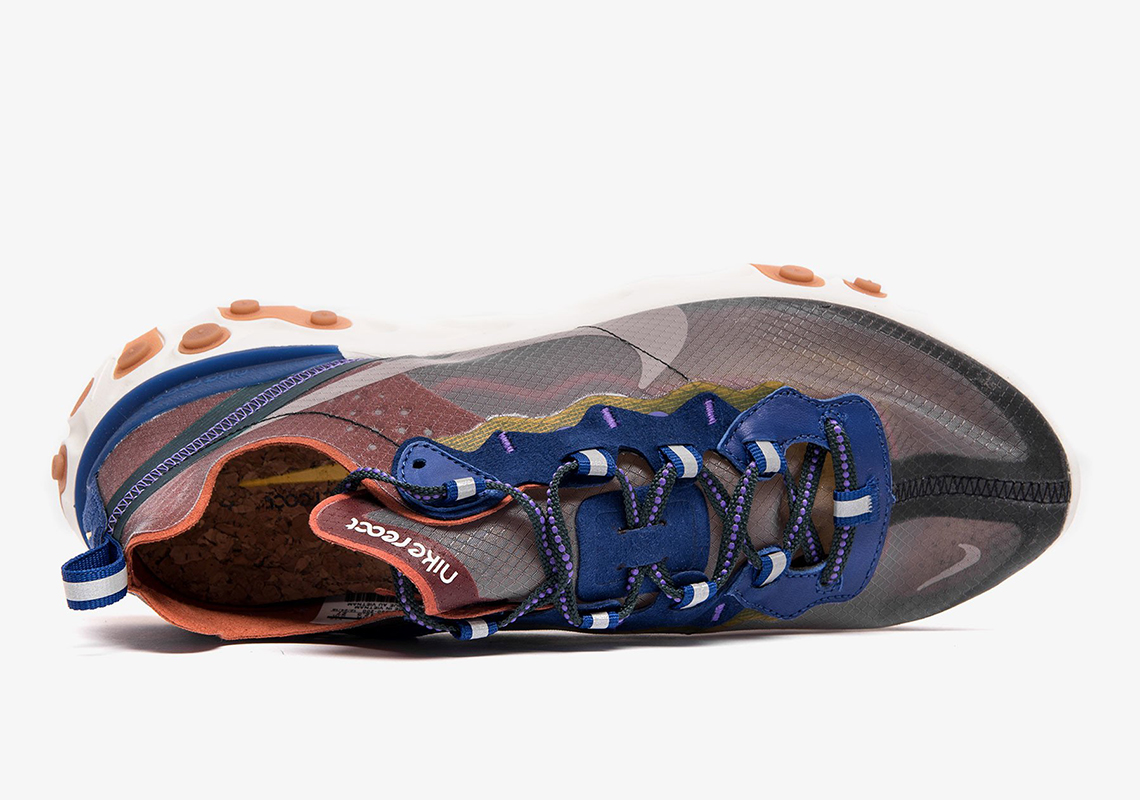 Nike React Element 87 Dusty Peach Aq1090 200 2