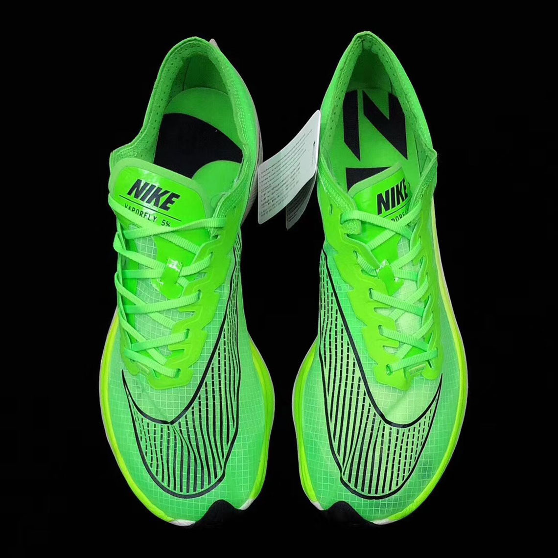 Nike Vaporfly 5 Percent Volt Black 1