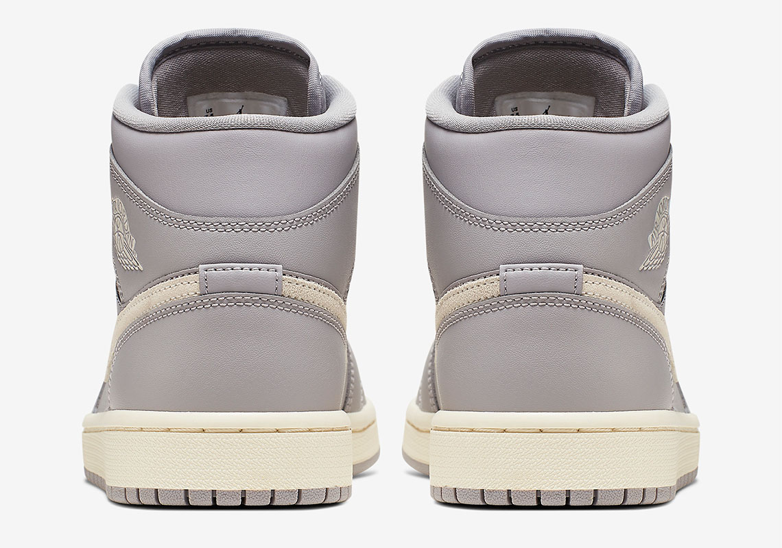 Air Jordan 1 Mid Womens Light Bone Cd7240 002 3