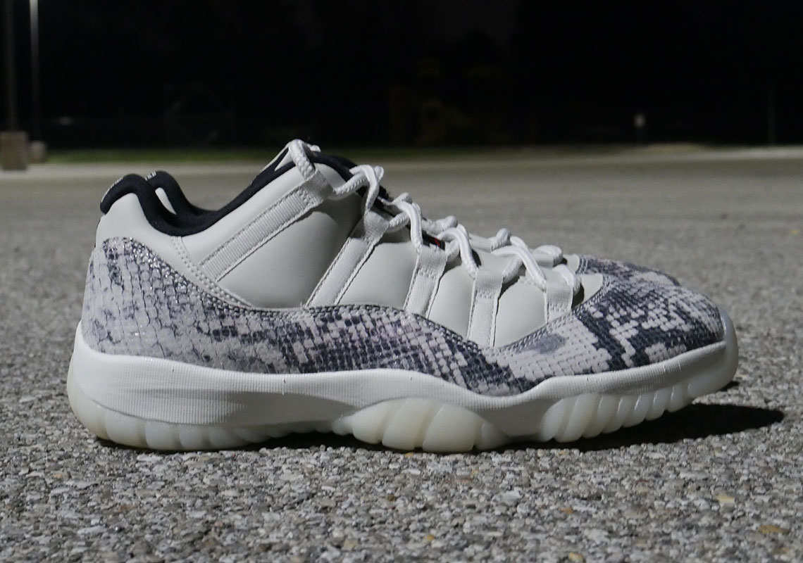 Up Close With The Air Jordan 11 Low LE “Snakeskin”