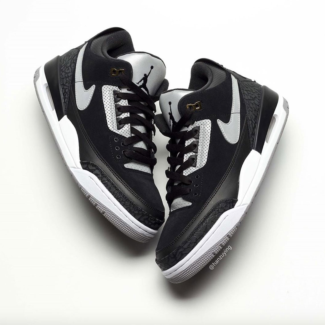 Air Jordan 3 Tinker Ck4348 007 Black Grey Gold 1