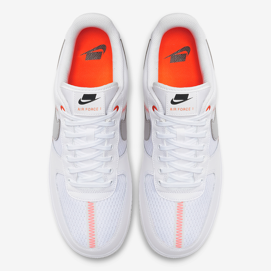 Nike Air Force 1 Low Translucent White Orange Ci0060 101 1