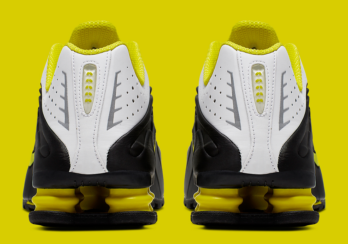 Nike Shox R4 Yellow White Black 104265 048 2