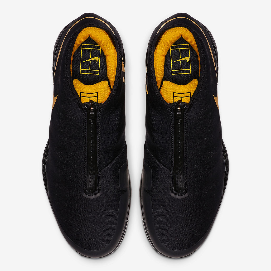 Nike Zoom Vapor X Glove Black Gold Aq0568 001 3
