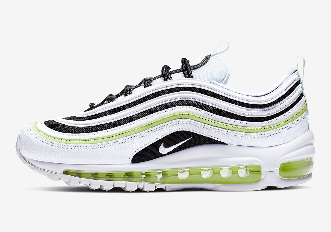 This Simple Women's Nike Air Max 97 Features Moss Green Trim