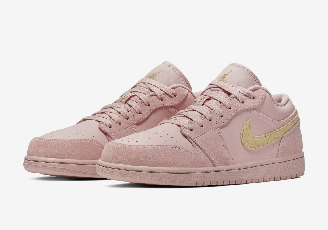 Air Jordan 1 Low Coral Gold 3