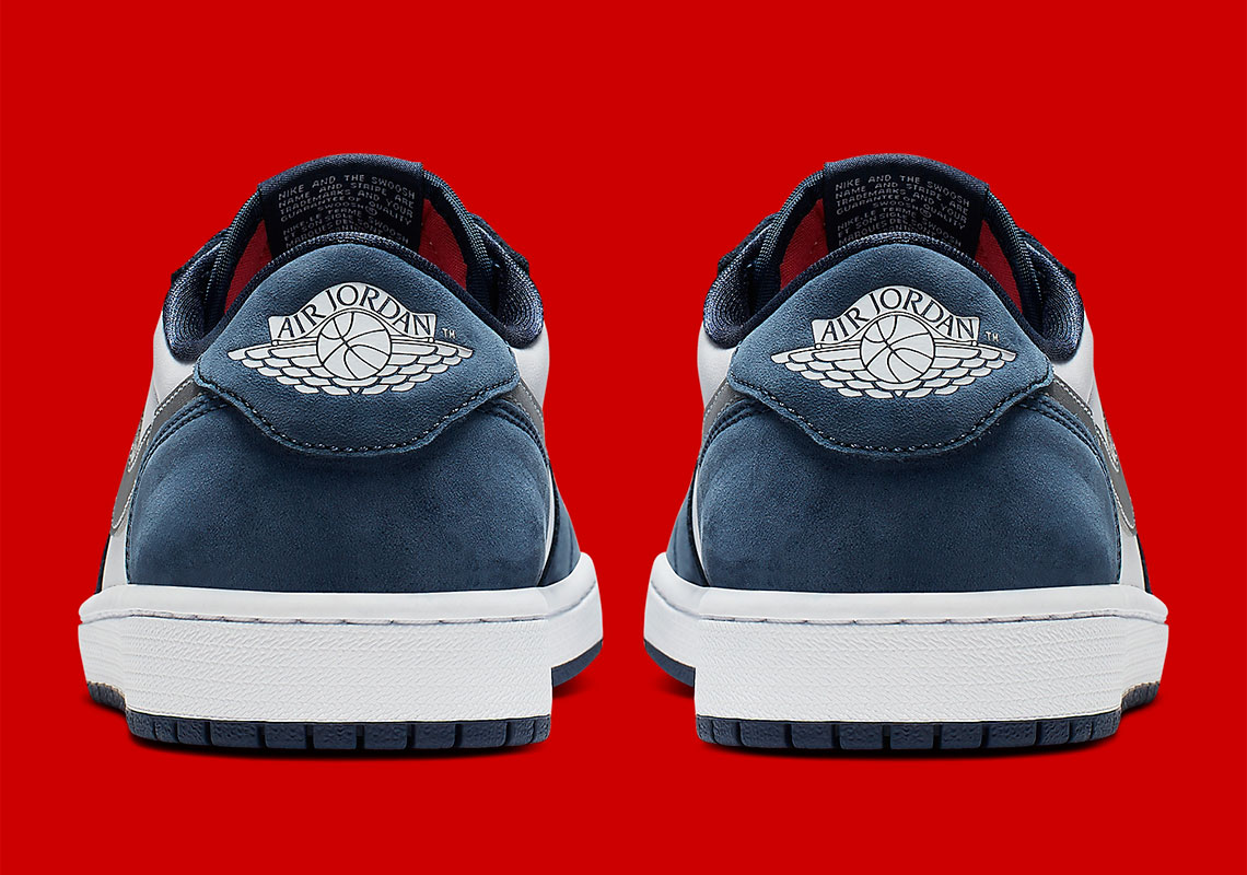 Air Jordan 1 Low Sb Cj7891 400 Navy White Ember Glow 1