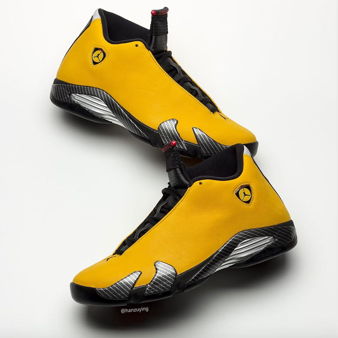 Air Jordan 14 Yellow Ferrari Bq3685 706 6