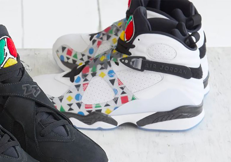 Air Jordan 8 Quai 54 Appears In An Alternate White For Friends and Family