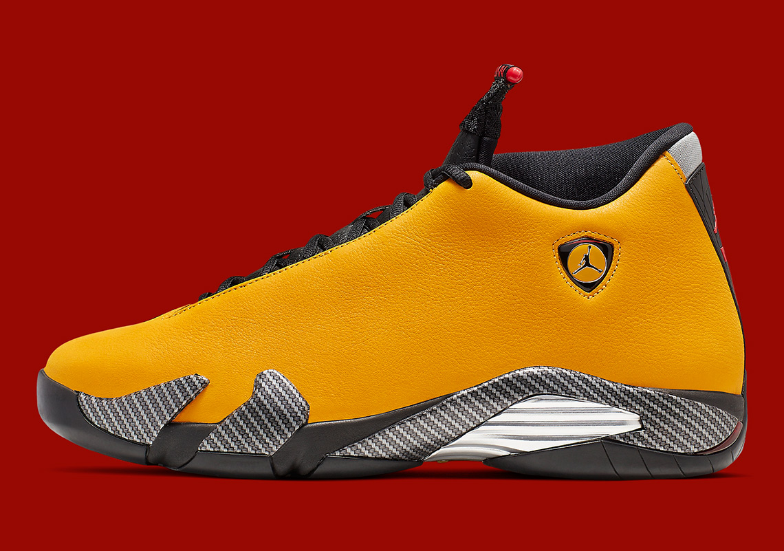 Jordan 14 Yellow Ferrari Bq3685 706 Photos 1